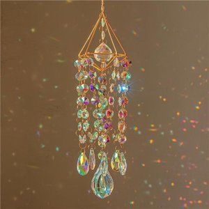 Crystal Suncatchers Hanging Wind Chime Style Garden Suncatcher Rainbow Maker